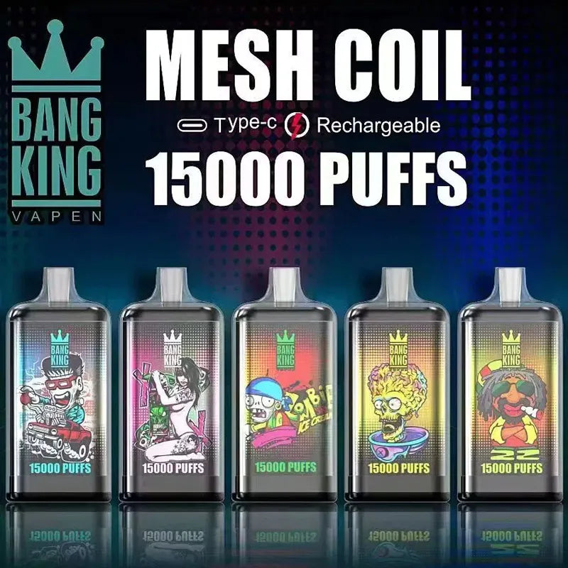 Bang King 15000 caladas Vape desechable (Box 10 pcs)