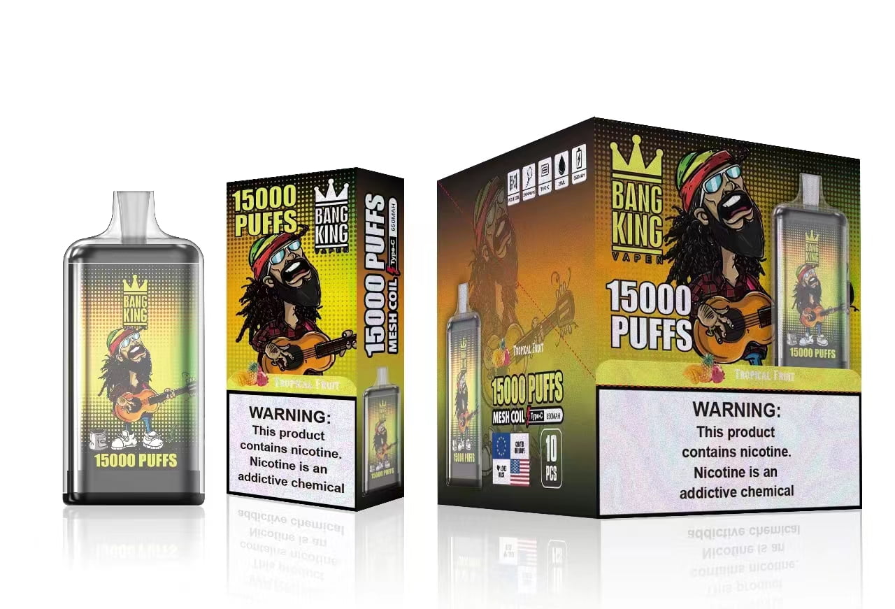 Bang King 15000 caladas Vape desechable (Box 10 pcs)