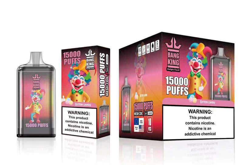 Bang King 15000 caladas Vape desechable (Box 10 pcs)